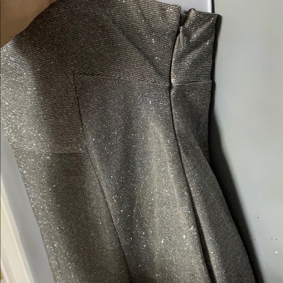 BEAUTIFUL Silver sparkly tank mini party dress - Picture 4 of 12